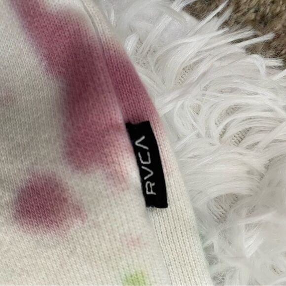 RVCA Tie Dye Sweatshirt Hoodie Womens Size Small - Picture 6 of 8